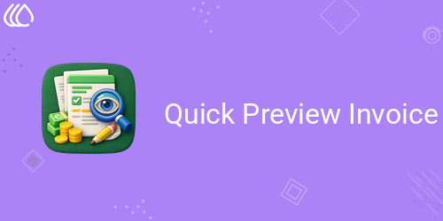 Quick Preview Invoice | INKERP